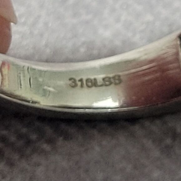 Garnet, Topaz, Spinel Open Band Ring - Picture 9 of 15